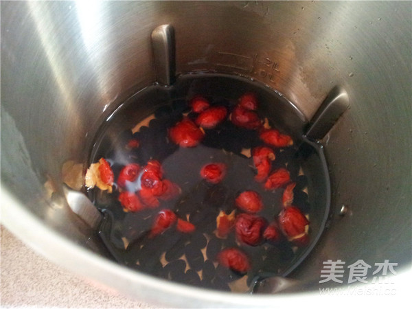 红枣黑豆浆的做法