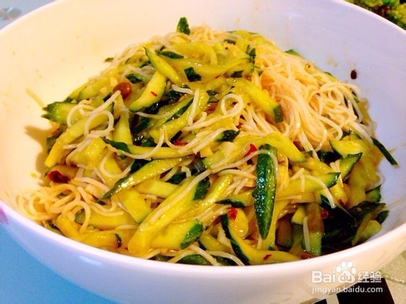 黄瓜拌粉丝的制作方法