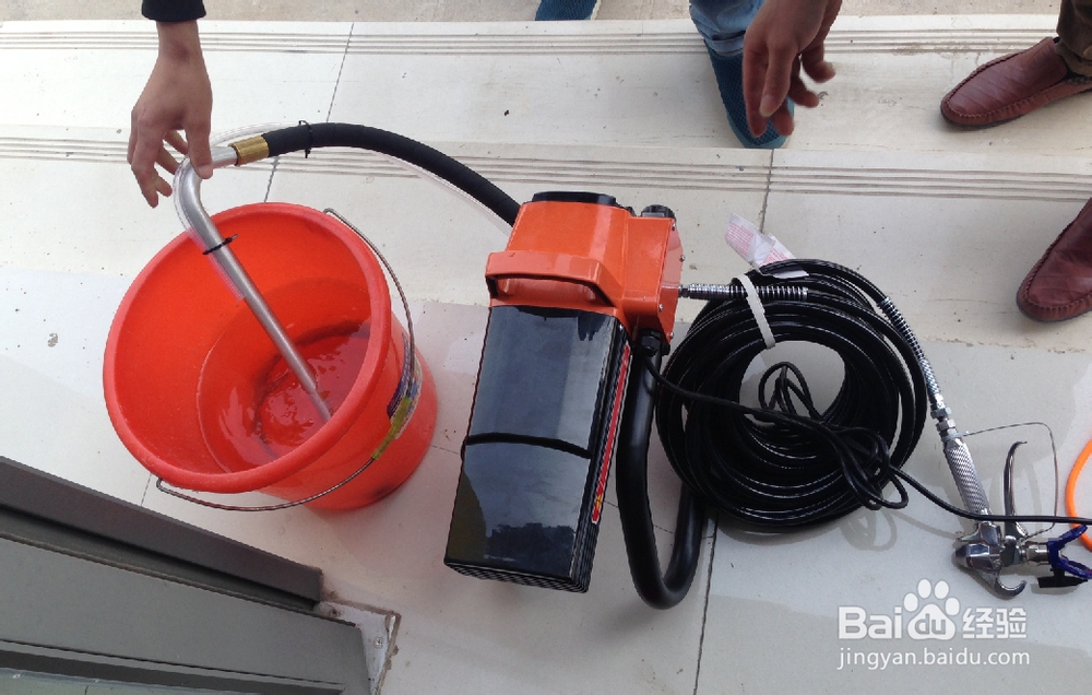 高压无气喷涂机(百克450款)标准安装使用教程