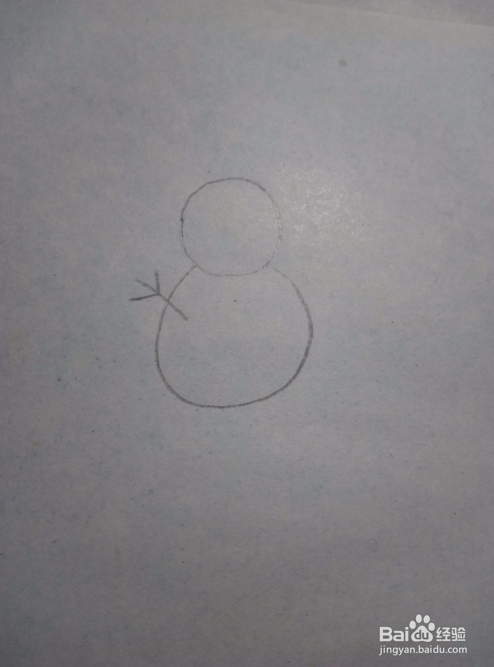 雪人的简笔画教程