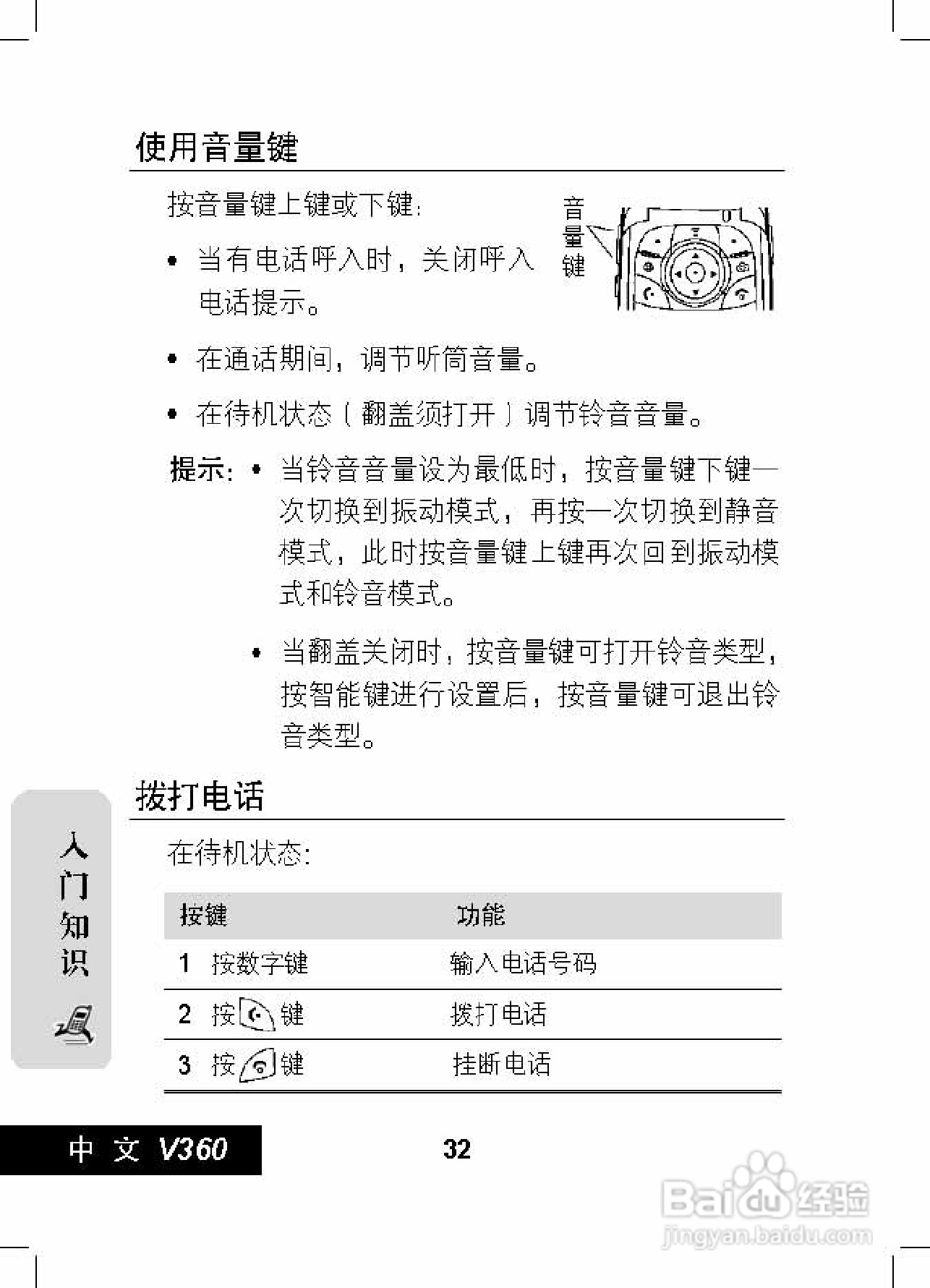 摩托罗拉V360手机使用说明书:[4]