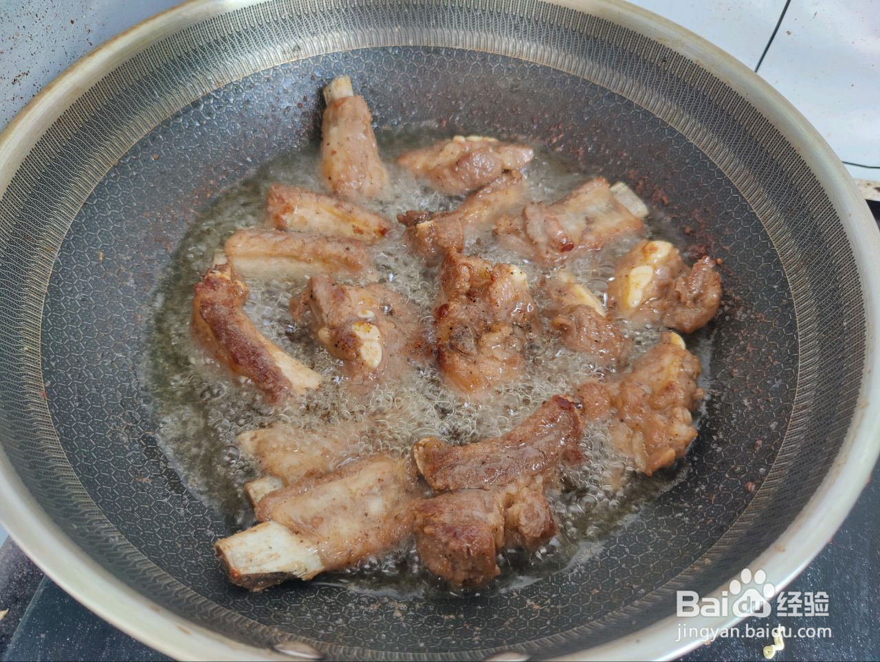 薄荷炸排骨的做法