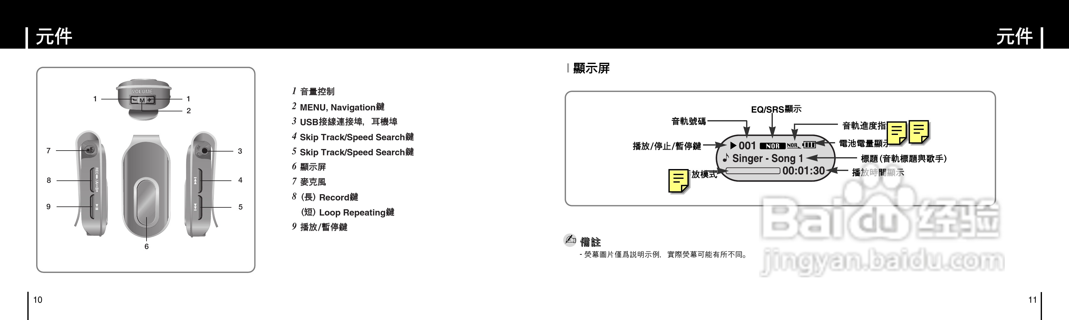 三星YP-F1ZW MP3播放器使用说明书:[1]