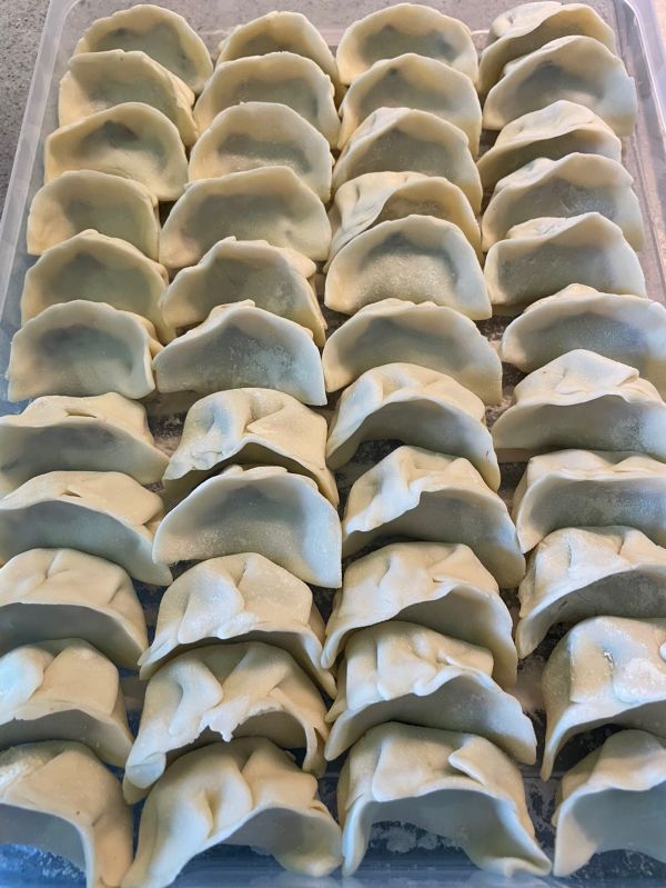 韭菜肉虾米饺子