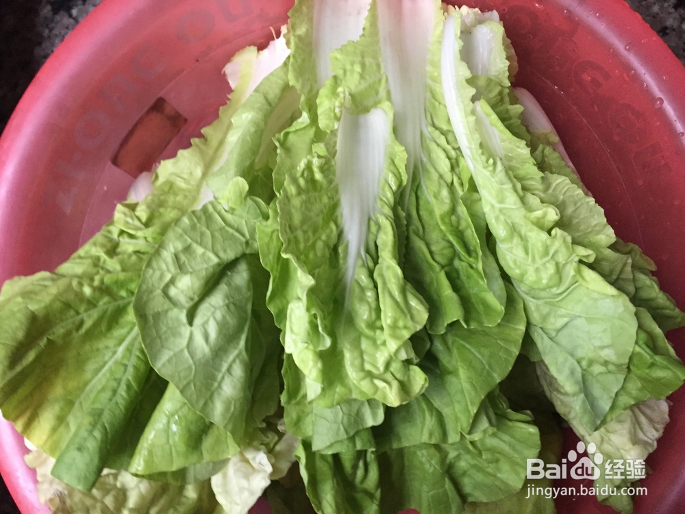 家常菜系清炒黄白菜