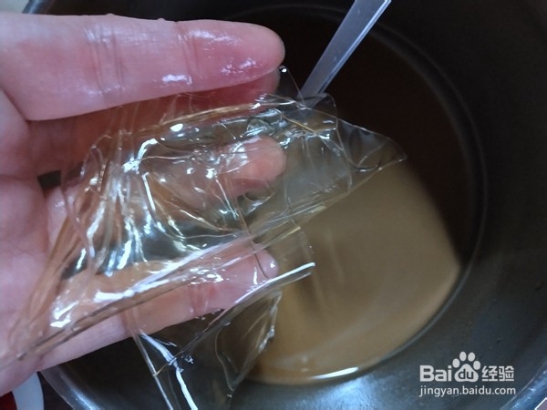 香味浓郁的咖啡奶冻