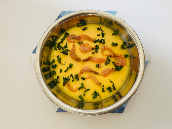 表面如镜面鸡蛋羹