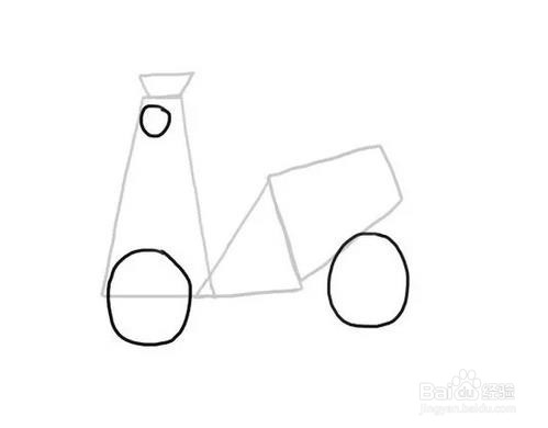 如何画摩托车