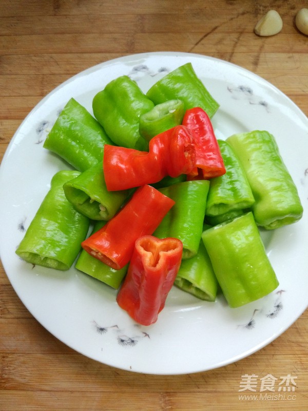 虎皮尖椒的做法