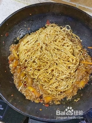 鱼香肉末茄子焖面~~