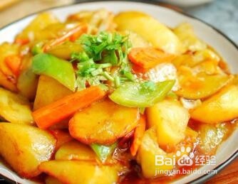 少油健康地三鲜的做法