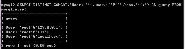 Mysql教程：[4]查看数据库信息