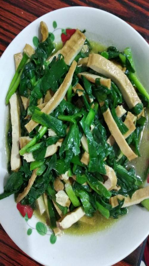 韭菜干丝的做法