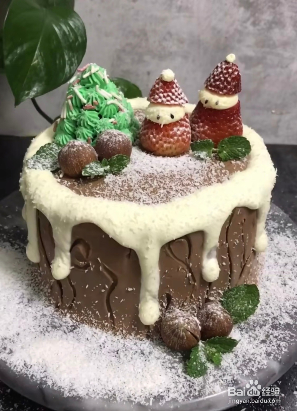 圣诞蛋糕的教程