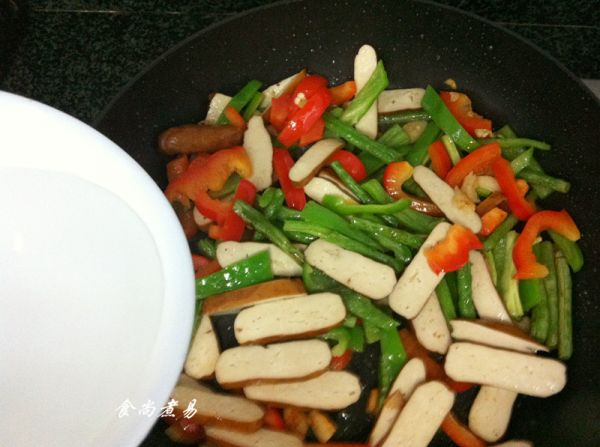 肉丝豆角炒香干