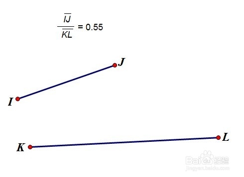 <b>几何画板如何度量线段比</b>