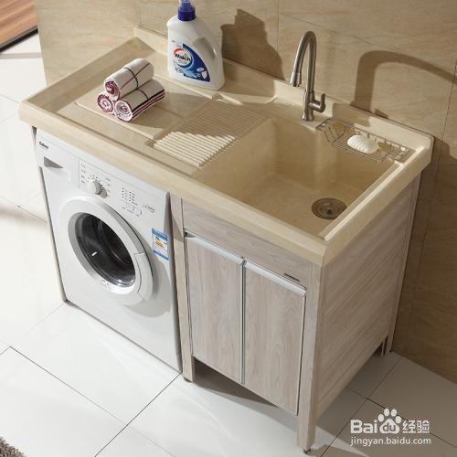 阳台洗衣机洗手盆下水管道安装方法