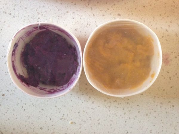 紫薯玫瑰花馒头