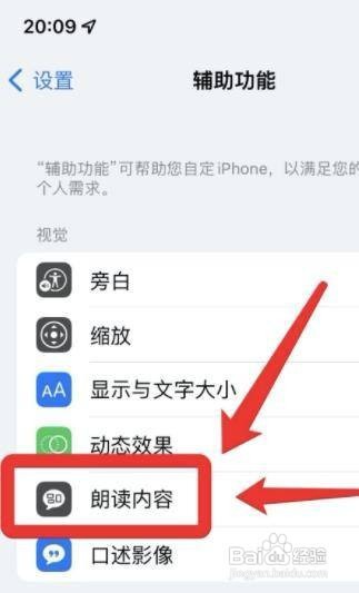 iphone朗读怎么开启