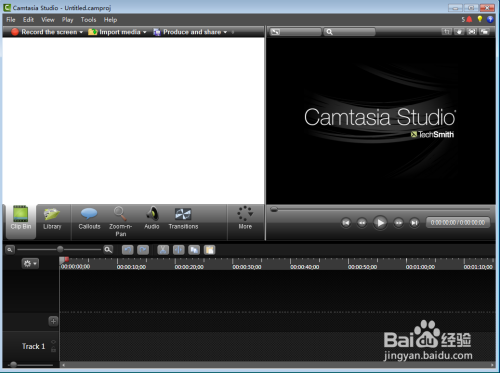 怎样在camtasia studio中录制屏幕