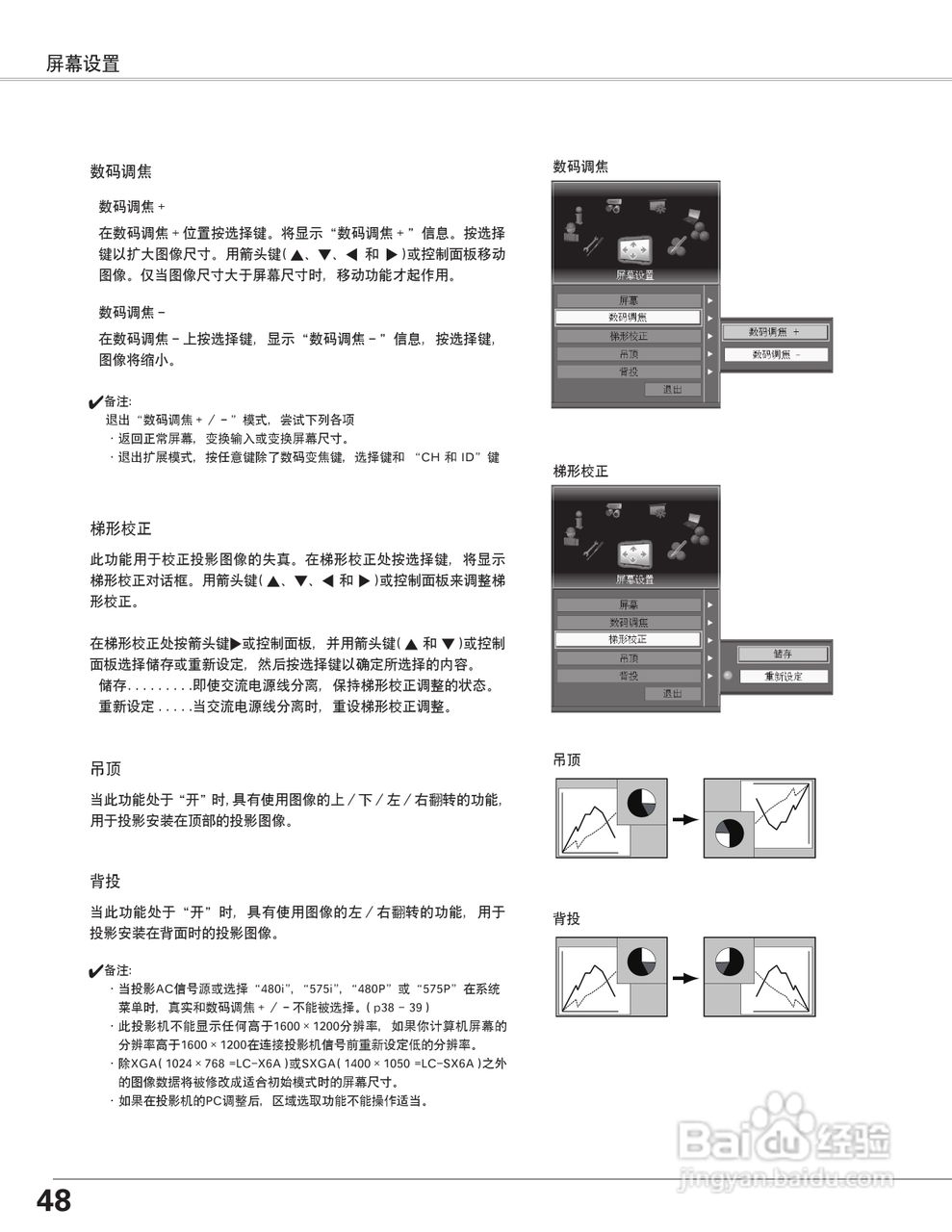 EIKI爱其 LC-X6A说明书:[5]
