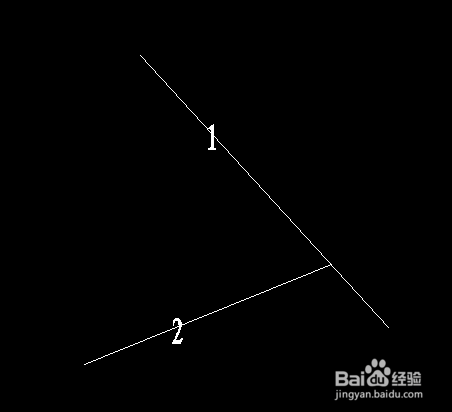 CAD如何同时延长两条直线并且相交