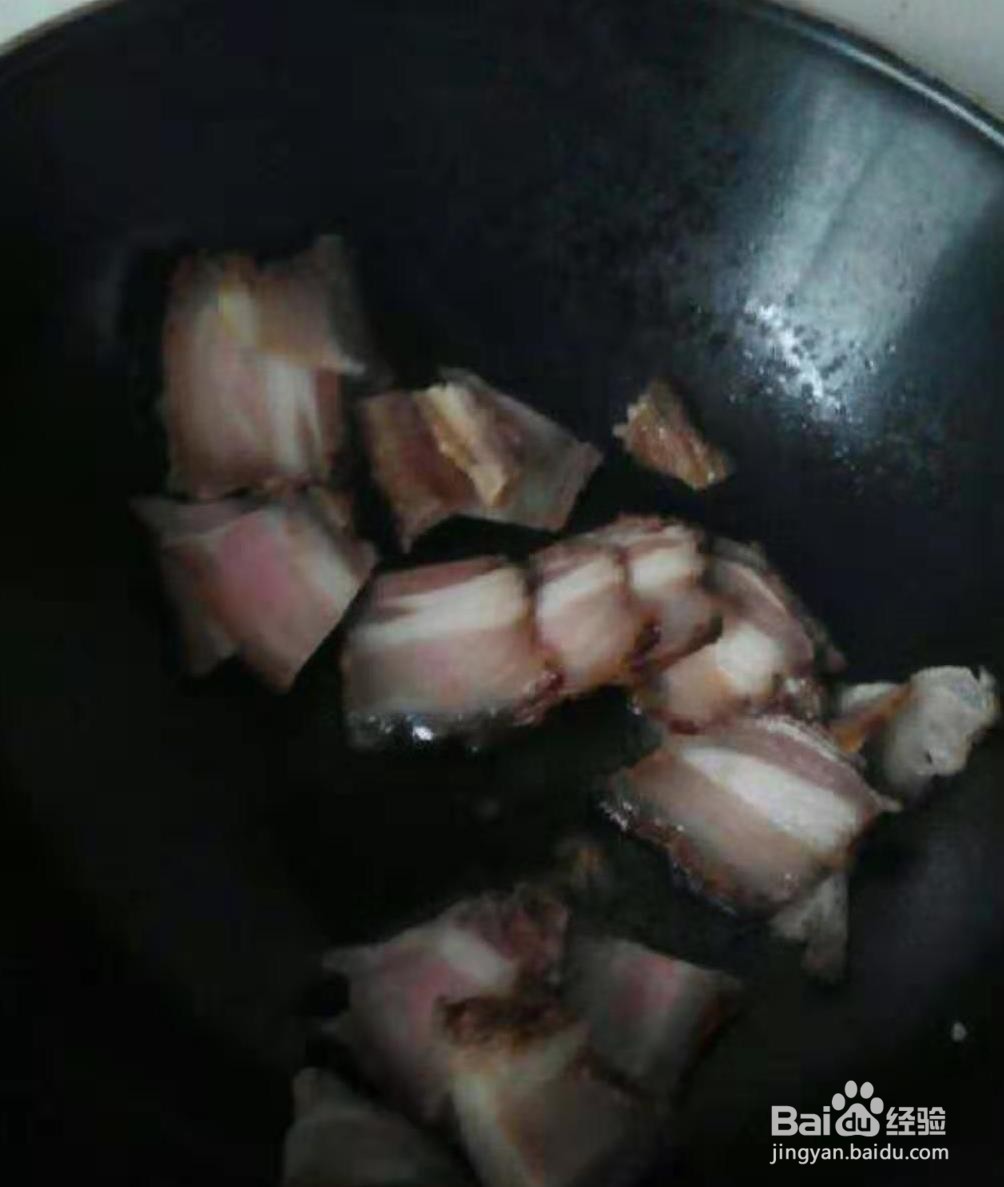 竹笋炒腊肉的家常做法