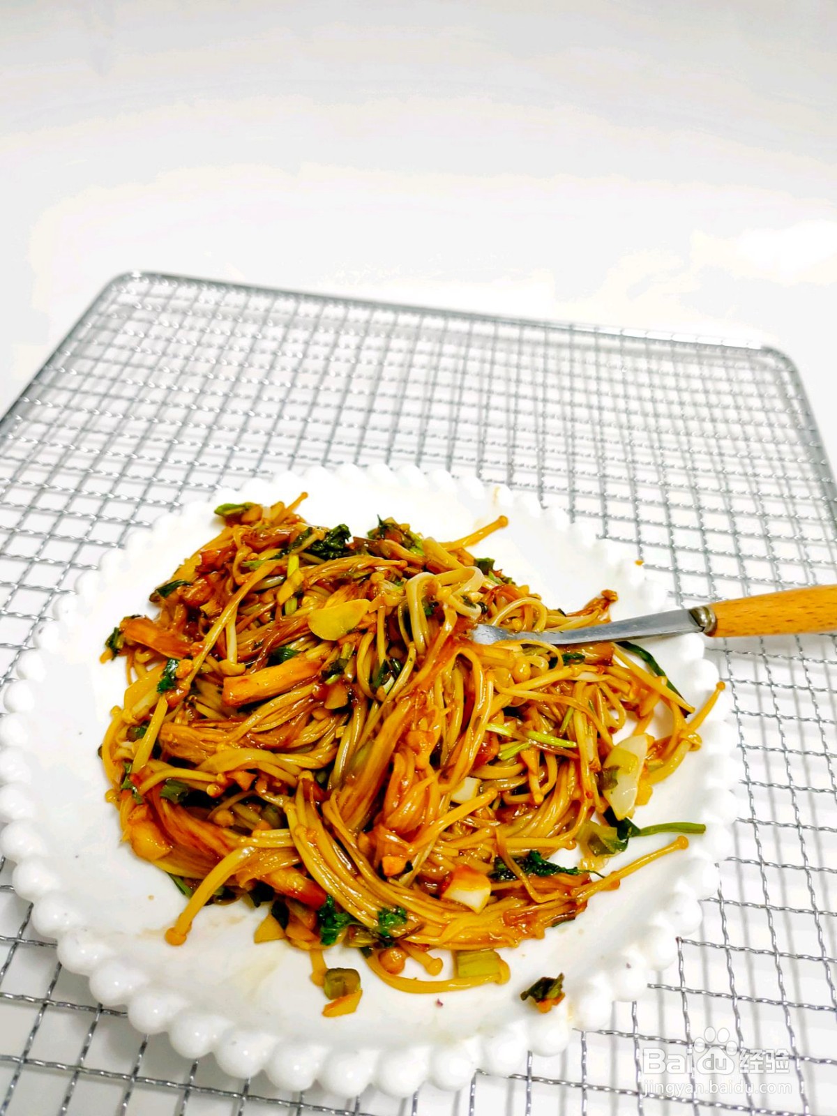 锡纸金针菇的做法