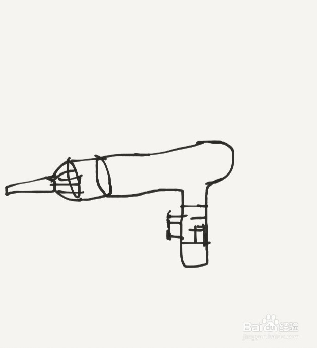 涂鸦系列之如何画家用电磨机