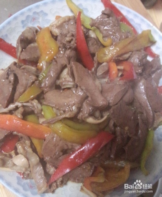 如何做猪心炒辣椒