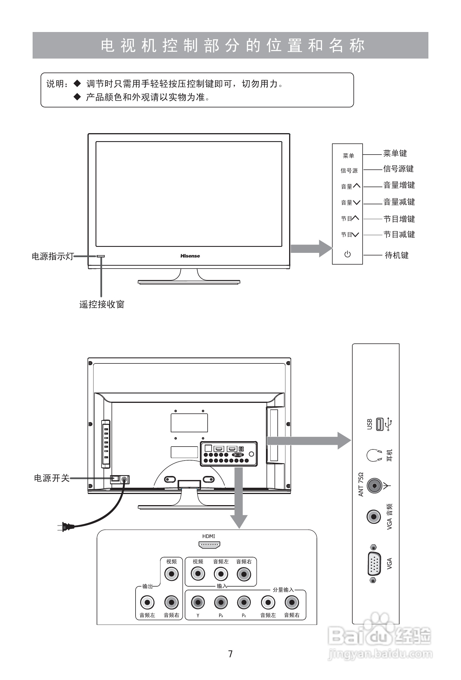 海信LED23K11J液晶彩电使用说明书:[1]