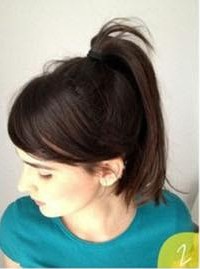 直发如何扎花苞头