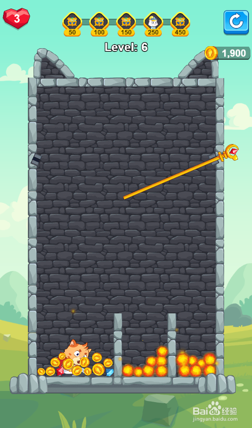 Super Kitty Rescue的Level 6怎样通关?
