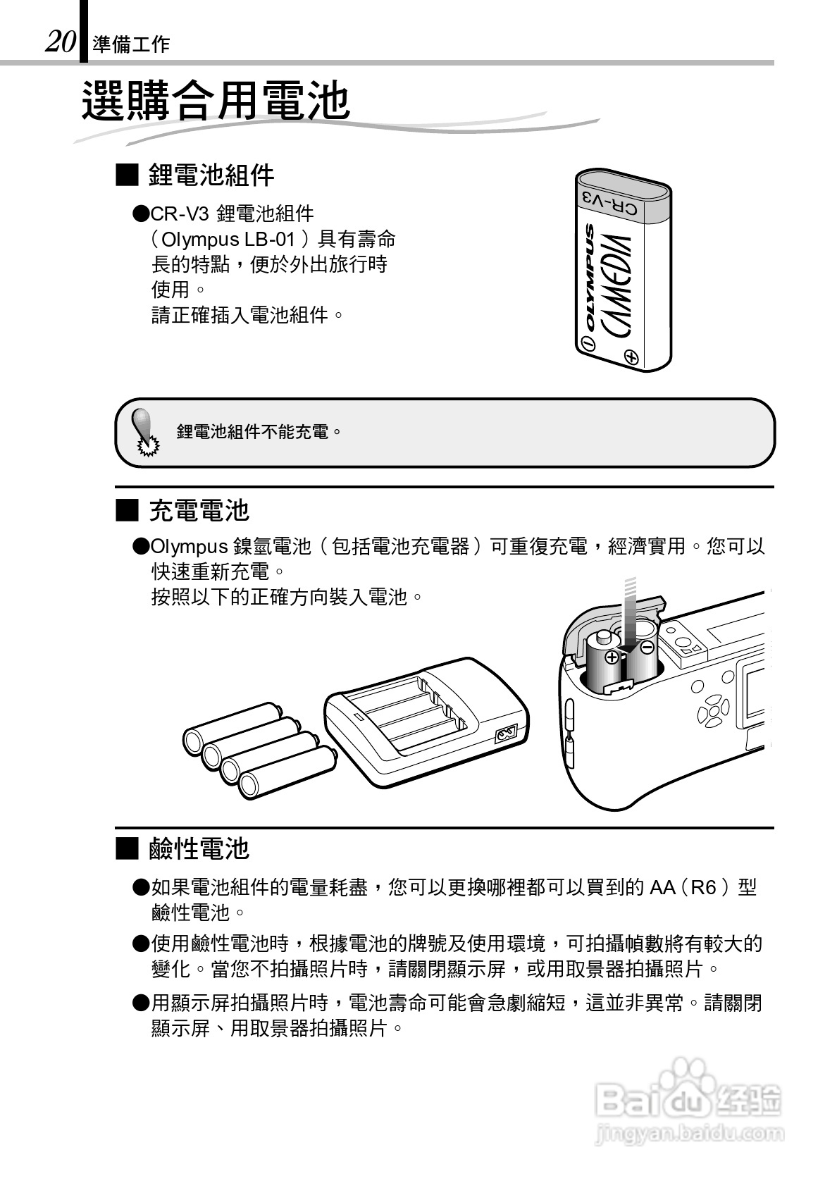 OLYMPUS数码照相机D-150Zoom使用说明书:[2]