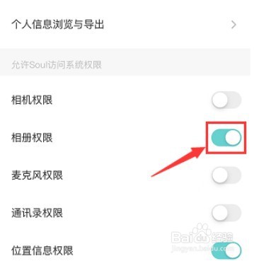 soul相册权限在哪开