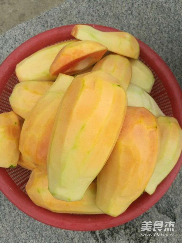 木瓜干榨菜的做法