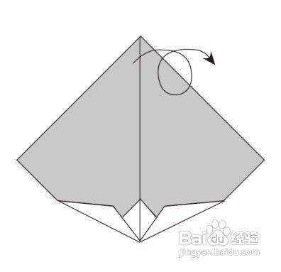 简单折纸:茄子的折法