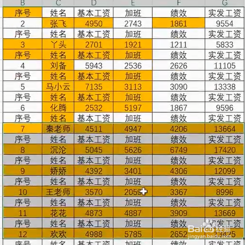 ExceL中格式刷的高级用法