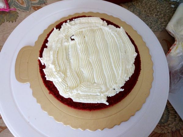 红丝绒水果裸蛋糕