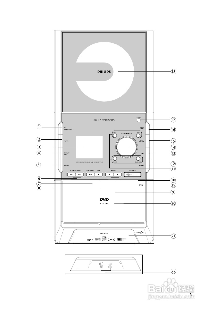 飞利浦FWD872扩音器用户手册:[1]