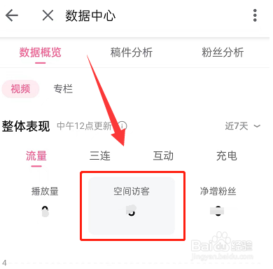哔哩哔哩创作数据怎么查看