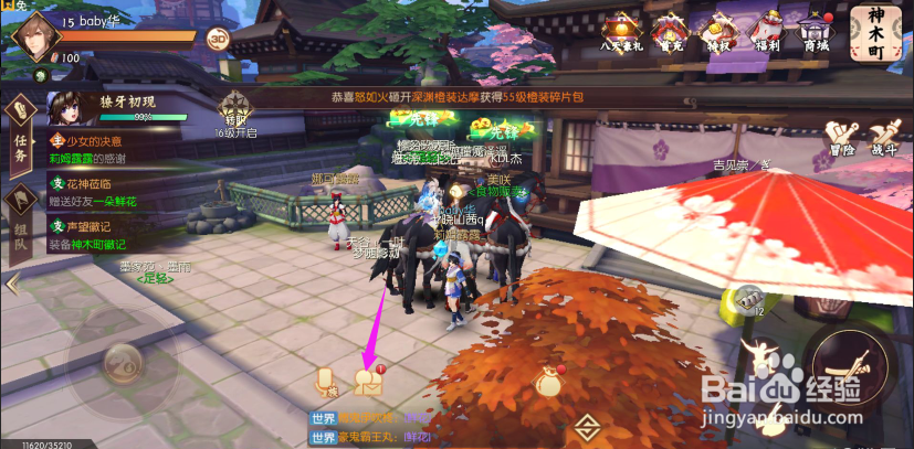 侍魂胧月传说怎么给好友赠送鲜花？