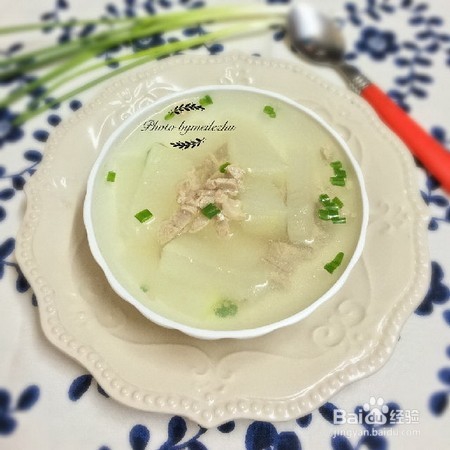 夏秋良汤——冬瓜肉末汤