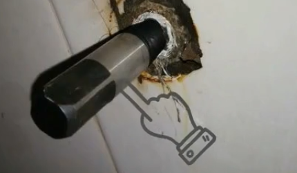 厨房三角阀拧断了 一半在墙内 怎么办