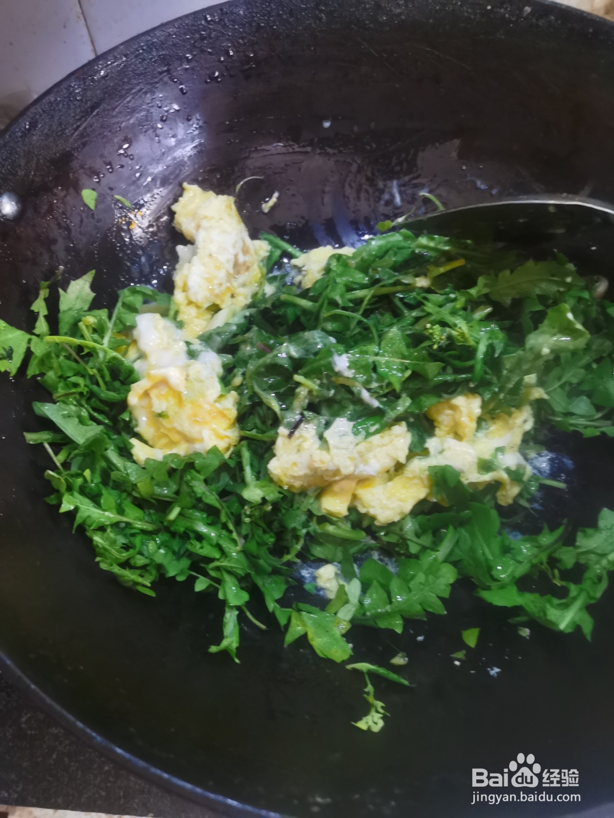 荠荠菜炒鸡蛋