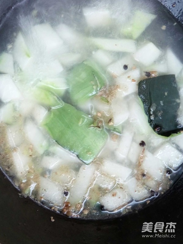 冬瓜豆腐虾皮汤