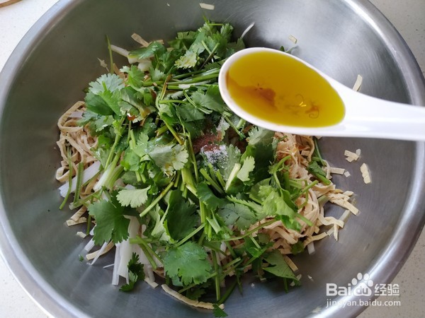 凉拌豆腐丝的做法
