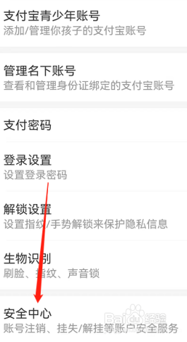 怎么给支付宝设置安全登录暗号