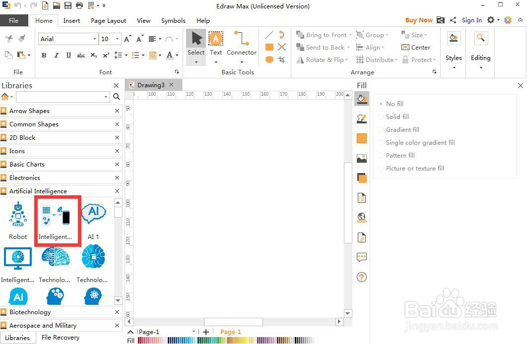 怎样在Edraw Max中创建蓝牙图