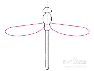 如何绘制蜻蜓